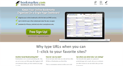 Desktop Screenshot of bookmarkee.com